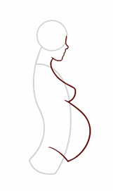 Dr L Pregnant Woman Logo